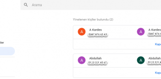 Yinelenen Kişileri Android Telefondan Kaldırma