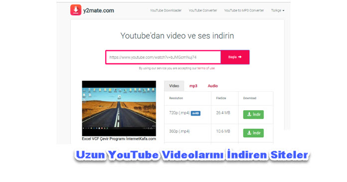 YouTube’den Uzun Videoları İndiren En İyi Siteler