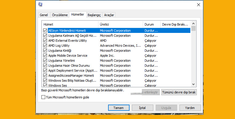 Windows Ekran Titremesi